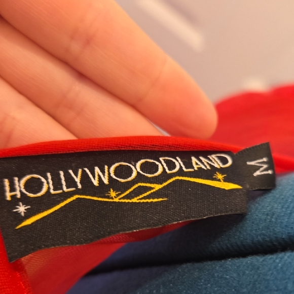 Chic Red Sheer Robe - Picture 2 of 5